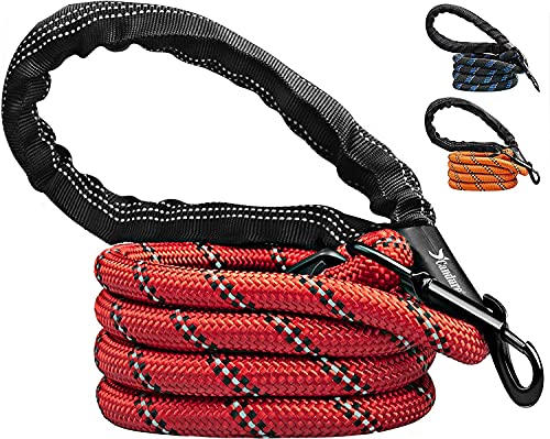 Candure Hundeleine für Große und Kleine Hunde - Trainingsleine, Bissfest, Schleppleine Rund mit Weich Gepolsterter, Tauleine 1.5M Dog Leash Hausleine Candure Hundeleine für Große und Kleine Hunde - Trainingsleine, Bissfest, Schleppleine Rund mit Weich Gepolsterter, Tauleine 1.5M Dog Leash Hausleine von Candure