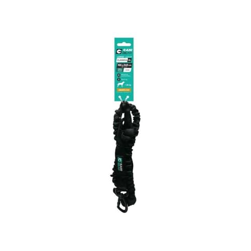 CANI C GEAR, Traction Lanyard, Classica-Modell, Farbe Schwarz, Griff zum Halten im Modus mit Langer Leine, Haltegriff im Modus mit kurzer Leine, 2,4 m CANI C GEAR, Traction Lanyard, Classica-Modell, Farbe Schwarz, Griff zum Halten im Modus mit Langer Leine, Haltegriff im Modus mit kurzer Leine, 2,4 m von CANI C GEAR
