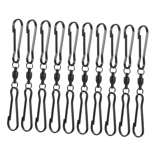 CANIGHT 10stücke Drehbare Haken Mit Clips Rotationsaufhänger Für Windspiele Blumentöpfe Vogelhäuser Garten Außendekoration von CANIGHT
