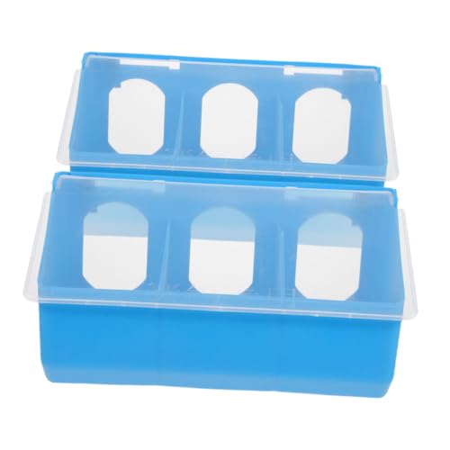 CANIGHT 2 Stück Futterbox, Taubenfutter, Taubenkäfig Futterspender, Vogelnäpfe Für Käfig, Taube, Vogel, Geflügel, Fangkäfig, Automatische Taubenbetrachter, Hühnerfutterbecher, Taubennest, von CANIGHT