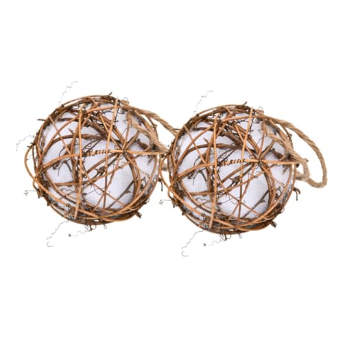 CANIGHT Spielzeug Für Vögel Und Papageien 2er-Pack Rattan-kauspielzeug Zum Aufhängen Von Vögeln Kauspielzeug Zum Futtersuchen Hängespielzeug Für Papageien CANIGHT Spielzeug Für Vögel Und Papageien 2er-Pack Rattan-kauspielzeug Zum Aufhängen Von Vögeln Kauspielzeug Zum Futtersuchen Hängespielzeug Für Papageien von CANIGHT
