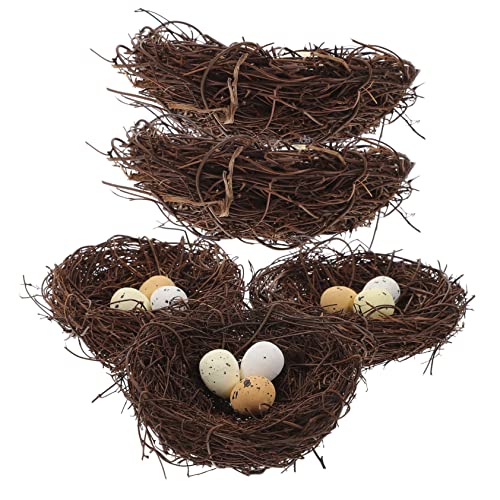 CANIGHT 5 Stück Simuliertes Vogelnest Simulation Vogelnest Vogeleier Vögel Nisten Mit Ei Vogelverzierung Mini-vogelnester Zum Basteln Krähenköder Nest Krähe Taube Nester Harz CANIGHT 5 Stück Simuliertes Vogelnest Simulation Vogelnest Vogeleier Vögel Nisten Mit Ei Vogelverzierung Mini-vogelnester Zum Basteln Krähenköder Nest Krähe Taube Nester Harz von CANIGHT