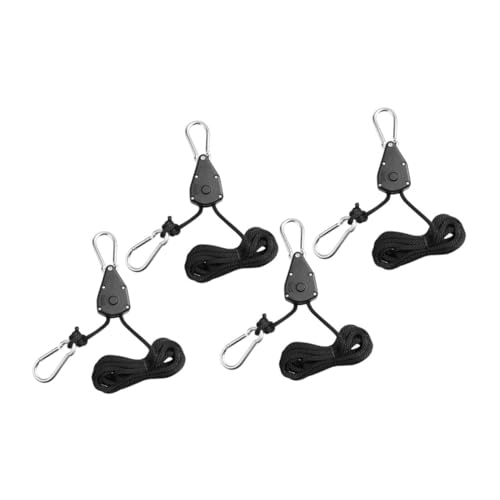 CANIGHT Aufhänger Für Pflanzenlichter 4er-Set Stabile Ratschen 34 Kg Tragkraft Metall-nylonseil-Clip-aufhänger Für Beleuchtungskörper Zufällige Farbe CANIGHT Aufhänger Für Pflanzenlichter 4er-Set Stabile Ratschen 34 Kg Tragkraft Metall-nylonseil-Clip-aufhänger Für Beleuchtungskörper Zufällige Farbe von CANIGHT