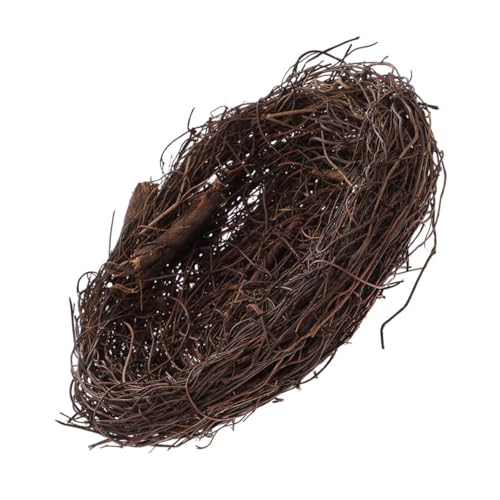 CANIGHT Einzigartiges Vogelnest-Ornament Rattan-gewebtes Nest Für Garten- Und Außendekoration Vogelnest Für Heimdekoration Handgefertigtes Handwerk von CANIGHT