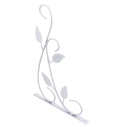 CANIGHT Wandmontierter Blumenhaken Eisen für Innen und Außen Robuster Hängegestell für Blumenampeln Vogelhäuser und Laternen Weiß CANIGHT Wandmontierter Blumenhaken Eisen für Innen und Außen Robuster Hängegestell für Blumenampeln Vogelhäuser und Laternen Weiß von CANIGHT