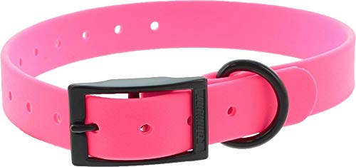 CANIHUNT CTech Hundehalsband, doppelte Schnalle – 6 Farben – 2 Breiten, 3,8 mm dick, Material aus PVC, französische Marke (2,5 x 0,4 x 60 cm, rosa) CANIHUNT CTech Hundehalsband, doppelte Schnalle – 6 Farben – 2 Breiten, 3,8 mm dick, Material aus PVC, französische Marke (2,5 x 0,4 x 60 cm, rosa) von CANIHUNT