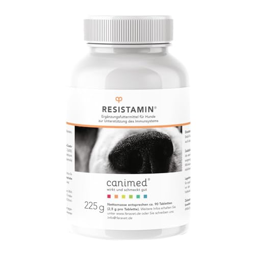 Canimed Resistamin 90 Tabletten für Hunde zur Unterstützung des Immunsystems Canimed Resistamin 90 Tabletten für Hunde zur Unterstützung des Immunsystems von CANIMED