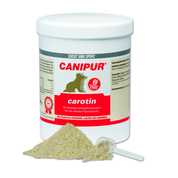 Canipur - carotin 500 g Für eine intensive Pigmentierung von CANIPUR