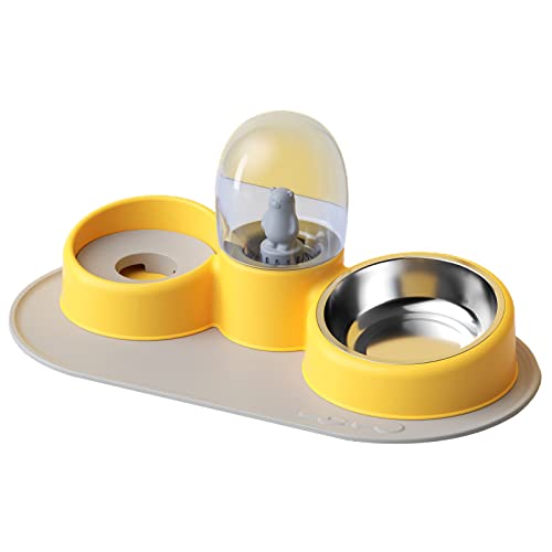 CANNXI Futternapf, 2-in-1-Haustiergeschirr, Wasserfutter, Eule, automatisches Wasserspender-Kombi-Set für Panda-Eule CANNXI Futternapf, 2-in-1-Haustiergeschirr, Wasserfutter, Eule, automatisches Wasserspender-Kombi-Set für Panda-Eule von CANNXI