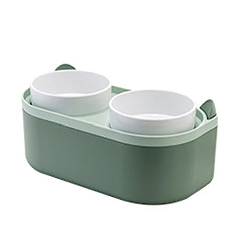 CANNXI Futternapf für kleine Hunde, Doppelnapf, Futterspender für Futter und Wasser, große Kapazität, Futternapf, Geschirr CANNXI Futternapf für kleine Hunde, Doppelnapf, Futterspender für Futter und Wasser, große Kapazität, Futternapf, Geschirr von CANNXI