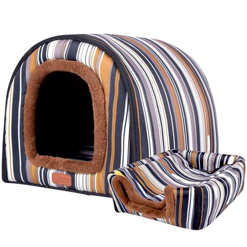CANNXI Katzenbett, Höhle, Bett für den Innenbereich, für kleine Hunde, warmes Bett, Haustierzelt, Bett, Kätzchenhöhle, dickes Kissen, für den Innenbereich CANNXI Katzenbett, Höhle, Bett für den Innenbereich, für kleine Hunde, warmes Bett, Haustierzelt, Bett, Kätzchenhöhle, dickes Kissen, für den Innenbereich von CANNXI