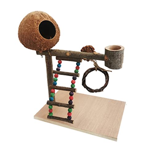 CANNXI Vogelspielzeug, Aktivitäts-/Papageien- oder Spielständer, Haustier-Trainingsleiter, Kletterleiter, Ird Xercise, Fitness-Halter, Eeder oder Wohnzimmer CANNXI Vogelspielzeug, Aktivitäts-/Papageien- oder Spielständer, Haustier-Trainingsleiter, Kletterleiter, Ird Xercise, Fitness-Halter, Eeder oder Wohnzimmer von CANNXI