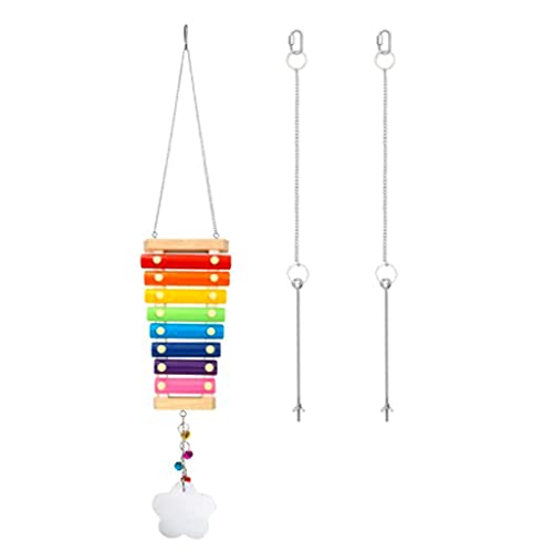 CANNXI Vogelspielzeug, Hühnerpickspielzeug mit 8 bunten Tasten, Sounds und hellen Farben für Hühner, Küken, Spielzeugspieß CANNXI Vogelspielzeug, Hühnerpickspielzeug mit 8 bunten Tasten, Sounds und hellen Farben für Hühner, Küken, Spielzeugspieß von CANNXI