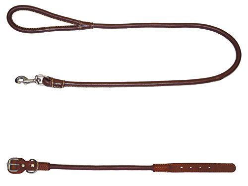 CANiAMiCi C5061184 Halsband/Leine Leder Rund für Hunde, Größe 2.5 x 50 cm, braun CANiAMiCi C5061184 Halsband/Leine Leder Rund für Hunde, Größe 2.5 x 50 cm, braun von Croci