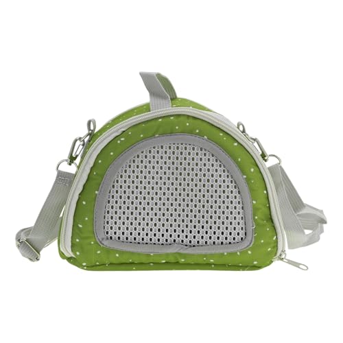 CAPASTEC 1 Set Meerschweinchen-Reiseträger, atmungsaktiver Papageienkäfig mit Schultergurt, Tragetasche für kleine Tiere für Hamster, Chinchilla, Kaninchen, Grün CAPASTEC 1 Set Meerschweinchen-Reiseträger, atmungsaktiver Papageienkäfig mit Schultergurt, Tragetasche für kleine Tiere für Hamster, Chinchilla, Kaninchen, Grün von CAPASTEC