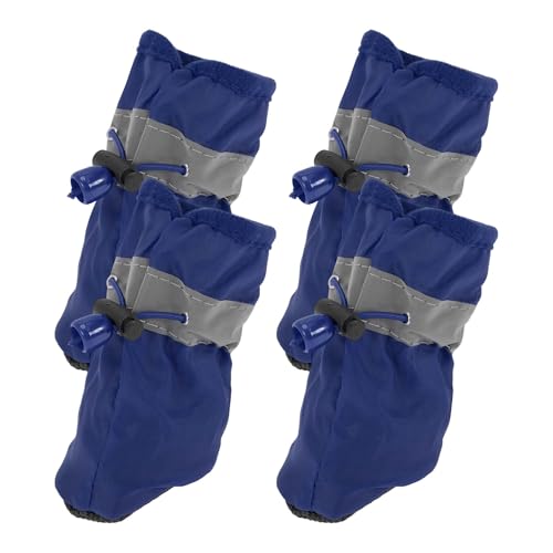 CAPASTEC 4 Stück Pfotenschutz Für Hunde Pfotenschutz Hundeschäden wasserdichte Socken Hundeschuhe Mit Verstellbaren Riemen Indoor Outdoor Größe 3 Blau CAPASTEC 4 Stück Pfotenschutz Für Hunde Pfotenschutz Hundeschäden wasserdichte Socken Hundeschuhe Mit Verstellbaren Riemen Indoor Outdoor Größe 3 Blau von CAPASTEC