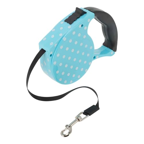 CAPASTEC Einziehbare Hundeleine Ergonomischer Griff Blaue Punkte Für Haustiere Unter 40 Kg 5 Meter CAPASTEC Einziehbare Hundeleine Ergonomischer Griff Blaue Punkte Für Haustiere Unter 40 Kg 5 Meter von CAPASTEC