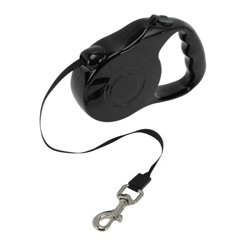 CAPASTEC Einziehbare Hundeleine Ergonomischer Griff Einfarbig Für Haustiere Unter 15 Kg 5 Meter Schwarz CAPASTEC Einziehbare Hundeleine Ergonomischer Griff Einfarbig Für Haustiere Unter 15 Kg 5 Meter Schwarz von CAPASTEC