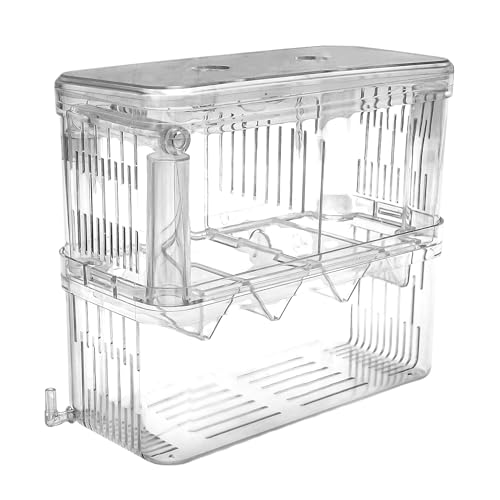 CAPASTEC Fischzüchterbox, einfach zu bedienende Züchtertank-Trennwand, Züchterbox für Fischtank, vielseitiges Züchtersystem, XL, transparent, 1 Set CAPASTEC Fischzüchterbox, einfach zu bedienende Züchtertank-Trennwand, Züchterbox für Fischtank, vielseitiges Züchtersystem, XL, transparent, 1 Set von CAPASTEC