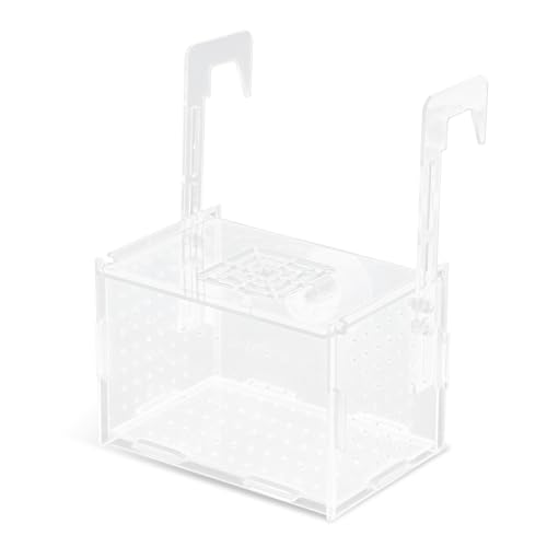 CAPASTEC Fischzüchterbox für Aquarien, Acryl-Trennwand, einfach zu installieren, 15 x 10 x 10 cm, transparent, 1 Set von CAPASTEC