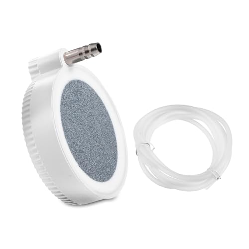 CAPASTEC Fish Tank Air Stone, Air Disk Stone for Mineral, Oxygen Diffuser for Air Pump, Air Stone Aquarium Kit 6.0 cm Diameter, 2 Pcs CAPASTEC Fish Tank Air Stone, Air Disk Stone for Mineral, Oxygen Diffuser for Air Pump, Air Stone Aquarium Kit 6.0 cm Diameter, 2 Pcs von CAPASTEC
