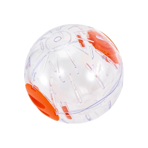 CAPASTEC Hamster Übungsball, 14cm Durchmesser Hamsterball, Hamsterball für Bewegungslauf, Transparenter Ball Hamsterzubehör, Orange CAPASTEC Hamster Übungsball, 14cm Durchmesser Hamsterball, Hamsterball für Bewegungslauf, Transparenter Ball Hamsterzubehör, Orange von CAPASTEC