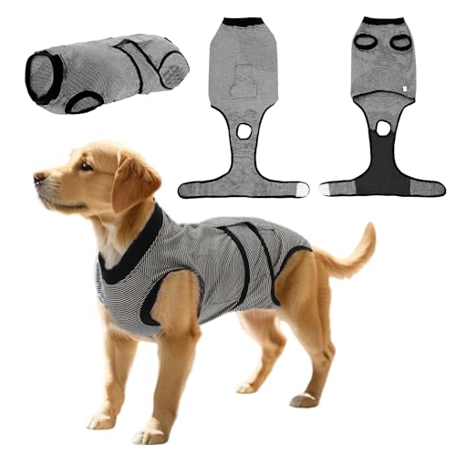 CAPASTEC Haustier-Recovery-Anzug für Hunde und Katzen nach Operationen, Asche XL CAPASTEC Haustier-Recovery-Anzug für Hunde und Katzen nach Operationen, Asche XL von CAPASTEC