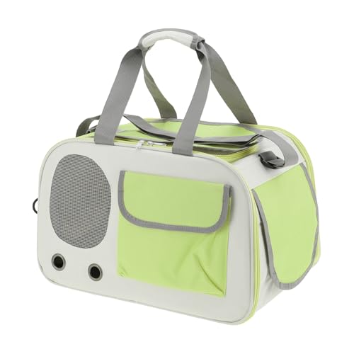 CAPASTEC Haustier-Tragetasche, Transportbox mit verstellbarem Schultergurt, Grün CAPASTEC Haustier-Tragetasche, Transportbox mit verstellbarem Schultergurt, Grün von CAPASTEC