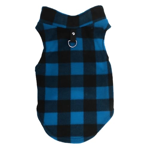 CAPASTEC Hund Katze Warme Weste, Packung mit 1 kleinen Hund Katze Pullovern Blau Schwarz, L CAPASTEC Hund Katze Warme Weste, Packung mit 1 kleinen Hund Katze Pullovern Blau Schwarz, L von CAPASTEC