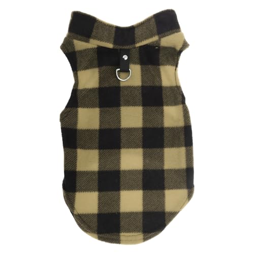 CAPASTEC Hund Katze Warme Weste, Packung mit 1 kleinen Hund Katze Pullovern Gelb Schwarz, XL CAPASTEC Hund Katze Warme Weste, Packung mit 1 kleinen Hund Katze Pullovern Gelb Schwarz, XL von CAPASTEC