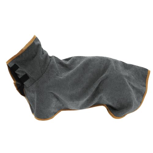 CAPASTEC Hundebademantel, Haustierhandtuch mit Klettverschlüssen, Weiches Hundehandtuch, M, Grau CAPASTEC Hundebademantel, Haustierhandtuch mit Klettverschlüssen, Weiches Hundehandtuch, M, Grau von CAPASTEC