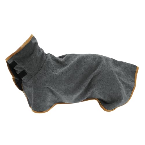 CAPASTEC Hundebademantel, Haustierhandtuch mit Klettverschlüssen, Weiches Hundehandtuch, S, Grau CAPASTEC Hundebademantel, Haustierhandtuch mit Klettverschlüssen, Weiches Hundehandtuch, S, Grau von CAPASTEC