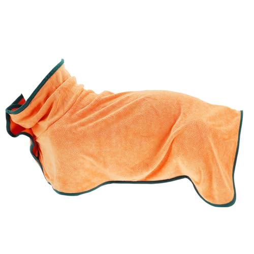 CAPASTEC Hundebademantel, weiches Haustierhandtuch, schnell trocknendes Hundehandtuch, L, Orange CAPASTEC Hundebademantel, weiches Haustierhandtuch, schnell trocknendes Hundehandtuch, L, Orange von CAPASTEC