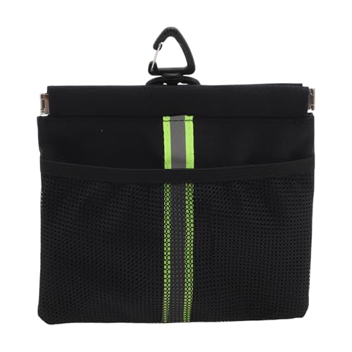 CAPASTEC Hundeleckerli-Beutel, Hundetraining-Leckerli-Beutel, Hundespaziergang-Beutel, Automatisch schließende Haustierfutter-Snack-Belohnungstasche, Hundefutter-Spender, Klein, Schwarz von CAPASTEC
