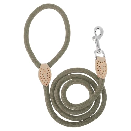 CAPASTEC Hundeleine Hundeführleine Trainingsleine Runde Geflochtene Leine Zum Spazieren Für Kleine Mittelgroße Große Hunde Khaki 1.25m x 1.5cm CAPASTEC Hundeleine Hundeführleine Trainingsleine Runde Geflochtene Leine Zum Spazieren Für Kleine Mittelgroße Große Hunde Khaki 1.25m x 1.5cm von CAPASTEC