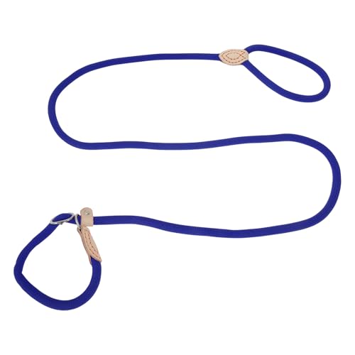CAPASTEC Hundeleine Slip Mit Zugstopp Langlebig Weich Geflochten Mit Halsband Verstellbar Apportierleine Für Mittelgroße Und Große Hunde 1.5m x 8mm Blau CAPASTEC Hundeleine Slip Mit Zugstopp Langlebig Weich Geflochten Mit Halsband Verstellbar Apportierleine Für Mittelgroße Und Große Hunde 1.5m x 8mm Blau von CAPASTEC