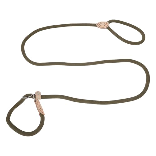 CAPASTEC Hundeleine Slipleine Mit Zugstopp Langlebig Weich Geflochten Mit Halsband Verstellbar Apportierleine Für Mittelgroße Und Große Hunde 1.8m x 14mm Beige CAPASTEC Hundeleine Slipleine Mit Zugstopp Langlebig Weich Geflochten Mit Halsband Verstellbar Apportierleine Für Mittelgroße Und Große Hunde 1.8m x 14mm Beige von CAPASTEC