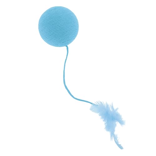 CAPASTEC Katzenball mit Glocke drinnen Interaktives Katzenbälle Katzenspielzeug Kitten Spielzeug Interaktiver Spielball für Katzen Sicherheitszahnpflege-Katzenkaukugeln Blau CAPASTEC Katzenball mit Glocke drinnen Interaktives Katzenbälle Katzenspielzeug Kitten Spielzeug Interaktiver Spielball für Katzen Sicherheitszahnpflege-Katzenkaukugeln Blau von CAPASTEC