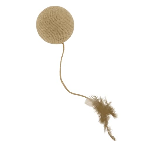 CAPASTEC Katzenball mit Glocke drinnen Interaktives Katzenbälle Katzenspielzeug Kitten Spielzeug Interaktiver Spielball für Katzen Sicherheitszahnpflege-Katzenkaukugeln Khaki CAPASTEC Katzenball mit Glocke drinnen Interaktives Katzenbälle Katzenspielzeug Kitten Spielzeug Interaktiver Spielball für Katzen Sicherheitszahnpflege-Katzenkaukugeln Khaki von CAPASTEC