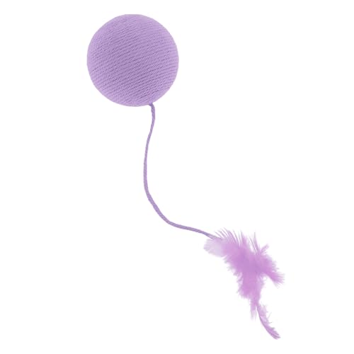 CAPASTEC Katzenball mit Glocke drinnen Interaktives Katzenbälle Katzenspielzeug Kitten Spielzeug Interaktiver Spielball für Katzen Sicherheitszahnpflege-Katzenkaukugeln Lila CAPASTEC Katzenball mit Glocke drinnen Interaktives Katzenbälle Katzenspielzeug Kitten Spielzeug Interaktiver Spielball für Katzen Sicherheitszahnpflege-Katzenkaukugeln Lila von CAPASTEC