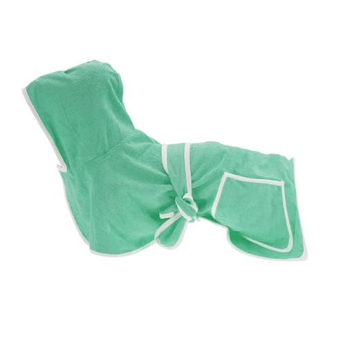 CAPASTEC Kapuzen-Hundebademantel, Haustierhandtuch, Schnell trocknendes Hundehandtuch, L, Grün CAPASTEC Kapuzen-Hundebademantel, Haustierhandtuch, Schnell trocknendes Hundehandtuch, L, Grün von CAPASTEC
