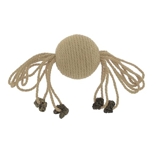 CAPASTEC Katzenspielzeug Ball mit Galls Fruit, Interaktive Katzenbälle für drinnen, sichere Zahnreinigung Katzenkau-Bälle, Kätzchenball für Spielzeit Khaki CAPASTEC Katzenspielzeug Ball mit Galls Fruit, Interaktive Katzenbälle für drinnen, sichere Zahnreinigung Katzenkau-Bälle, Kätzchenball für Spielzeit Khaki von CAPASTEC