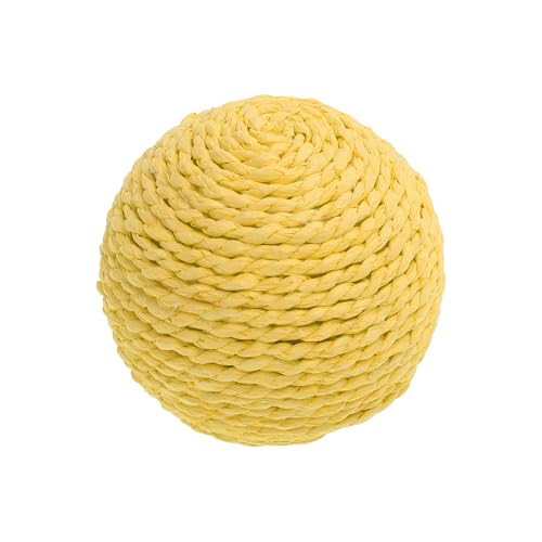 CAPASTEC Katze spielt Ball mit Glocke drinnen, Interaktive Katzenbälle für Spielzeit Apportieren, Sicher Zähne Reinigung Katzen Kau Bälle, 10cm Durchmesser, Gelb CAPASTEC Katze spielt Ball mit Glocke drinnen, Interaktive Katzenbälle für Spielzeit Apportieren, Sicher Zähne Reinigung Katzen Kau Bälle, 10cm Durchmesser, Gelb von CAPASTEC