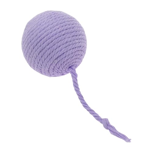 CAPASTEC Katze spielt Ball mit Glocke innen, Interaktive Katzenbälle für drinnen, Sicher Zähne Reinigung Katzen Kau Bälle, Kätzchen Ball für Spielzeit, Lila CAPASTEC Katze spielt Ball mit Glocke innen, Interaktive Katzenbälle für drinnen, Sicher Zähne Reinigung Katzen Kau Bälle, Kätzchen Ball für Spielzeit, Lila von CAPASTEC