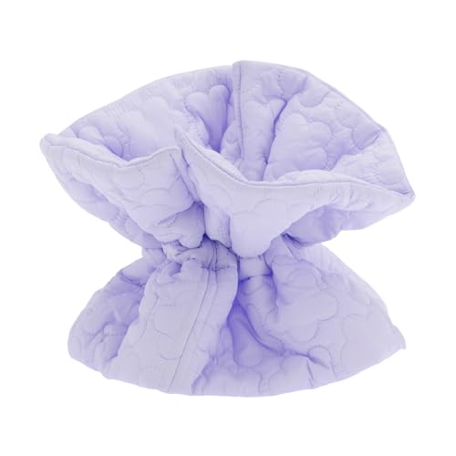 CAPASTEC Katzen-Wiederherstellungshalsband, Katzenschutzkragen, Verstellbarer Verschluss, wasserdichter Warmer Haustierkegelkragen, postoperative Schutzkragen für kleine Haustiere, Lila von CAPASTEC