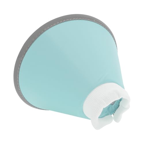CAPASTEC Katzenkegelkragen, Katzenhalsband zur Verhinderung des Leckens von Wunden, Verstellbarer Hunderekonstruktionskragen, Elizabethanischer Kragen für Hunde Katzen, S, Blau CAPASTEC Katzenkegelkragen, Katzenhalsband zur Verhinderung des Leckens von Wunden, Verstellbarer Hunderekonstruktionskragen, Elizabethanischer Kragen für Hunde Katzen, S, Blau von CAPASTEC