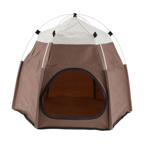 CAPASTEC Katzenzelt, faltbares Kätzchenhaus, Katzenschutz, Nest Kleines Hundehaus, Kätzchenhöhle für drinnen und draußen, Haustierzelt für kleine Katzen und Hunde, Braun CAPASTEC Katzenzelt, faltbares Kätzchenhaus, Katzenschutz, Nest Kleines Hundehaus, Kätzchenhöhle für drinnen und draußen, Haustierzelt für kleine Katzen und Hunde, Braun von CAPASTEC