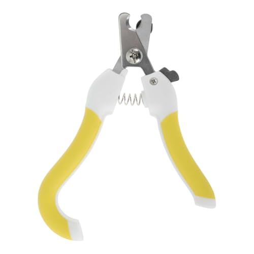 CAPASTEC Krallenschere Für Hunde Mit Sicherheitsvorrichtung, Ergonomische rutschfeste Edelstahlklingen, Krallenschneider Haustierpflegewerkzeug, Weiß Gelb CAPASTEC Krallenschere Für Hunde Mit Sicherheitsvorrichtung, Ergonomische rutschfeste Edelstahlklingen, Krallenschneider Haustierpflegewerkzeug, Weiß Gelb von CAPASTEC