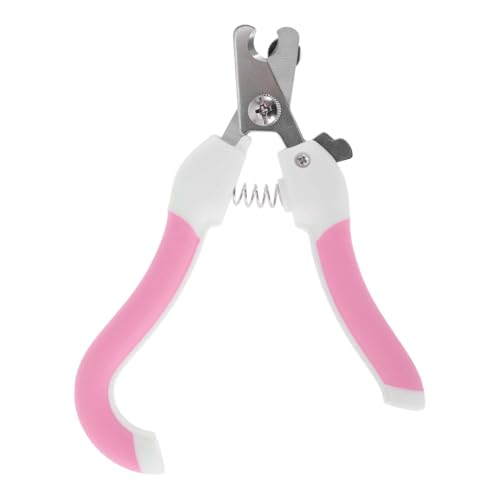 CAPASTEC Krallenschere Für Hunde Mit Sicherheitsvorrichtung, Ergonomische rutschfeste Edelstahlklingen, Krallenschneider Haustierpflegewerkzeug, Weiß Rosa CAPASTEC Krallenschere Für Hunde Mit Sicherheitsvorrichtung, Ergonomische rutschfeste Edelstahlklingen, Krallenschneider Haustierpflegewerkzeug, Weiß Rosa von CAPASTEC