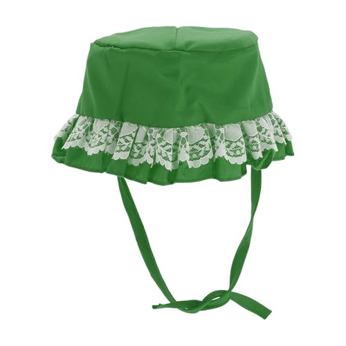 CAPASTEC Pet Bucket Hat für Hund Katze Verstellbar mit Spitzenbesatz Haustier Sonnenvisier Haustier Sonnenhaube Sonnenkappe für Kleintier, Groß, Grün CAPASTEC Pet Bucket Hat für Hund Katze Verstellbar mit Spitzenbesatz Haustier Sonnenvisier Haustier Sonnenhaube Sonnenkappe für Kleintier, Groß, Grün von CAPASTEC